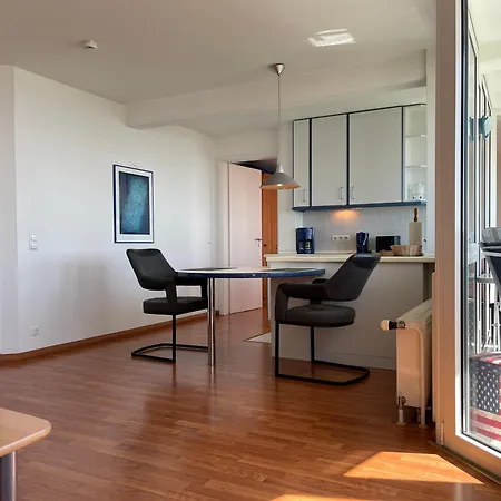 Lägenhet Gemuetliche Mit Wintergarten & Meerblick Am Suedstrand 123 *